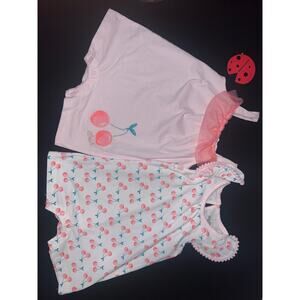 Two Adorable Summer Jumpers for Baby Girls 6-9M